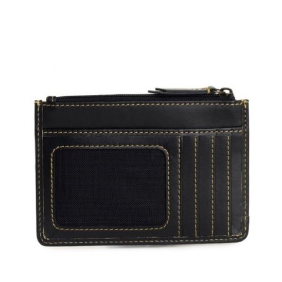 NEW MyRa BaG Tribal credit Card holder Leather blue gift yellow blue black - Picture 5 of 5